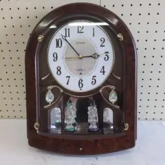 CITIZEN　電波時計　4MN411-0　壁掛け時計