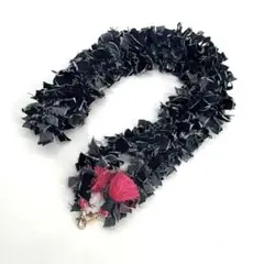リメイク　ハンドメイド　デニム　ショルダーストラップ　フリル　スマホ　バッグ