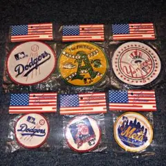ラス1 レア デッドストック MLB ワッペン 野球 ベースボール 刺繍