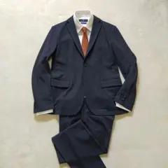 美品　ビューティー&ユース　紺無地　アンクルレングス　トラベルスーツ