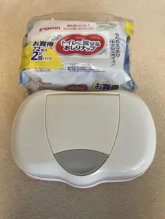 Pigeon トイレに流せるおしりふき 72枚×2パック