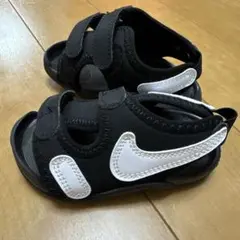 Nike ベビーサンダル 黒/白　11.0cm