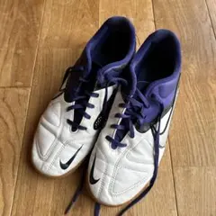 Nike フットサルシューズ ホワイト/パープル