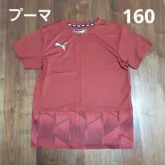 PUMA 赤 Tシャツ 幾何学模様