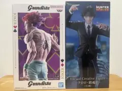 【新品未開封2点】ハンターハンター フィギュア ヒソカ＆クロロ団長