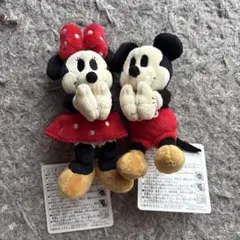 ディズニー　ミッキー　ミニー ぬいぐるみ 4℃ ヨンドシー　コラボ