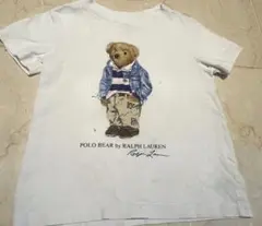 PoloRalphLauren　 ポロベア Tシャツ　85 90 　白　汚れアリ
