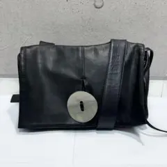 超美品✨kawa-kawa カワカワ　ショルダーバッグ　貝ボタン　サークルボタン