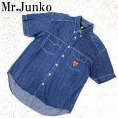 Mr.Junko ミスタージュンコ 半袖デニムシャツ 中濃色 M B311