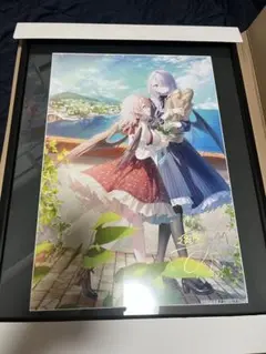 遠坂あさぎ 直筆サイン入り RGB彩現額装アート Fine-Art's Design TRINITY / 【Serena / 遠坂あさぎ】第4弾 蓮
