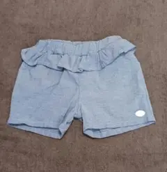 デニムブルー ハーフパンツ