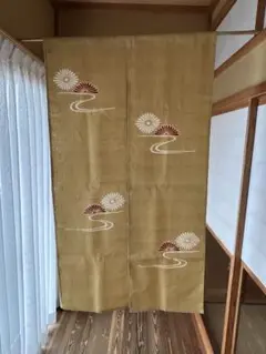 秋冬用　暖簾　のれん　落ち着いた感じの一枚　いかがでしょうか。