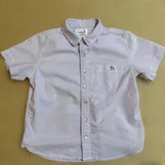 薄紫 半袖シャツ 125サイズ