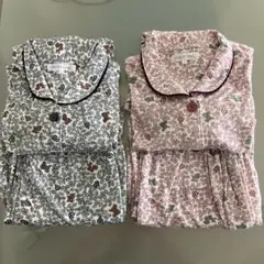 長袖長ズボンパジャマ 色違い2枚組