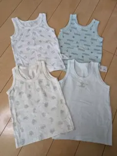 ベビー 肌着 タンクトップ 90サイズ 4着セット 男の子