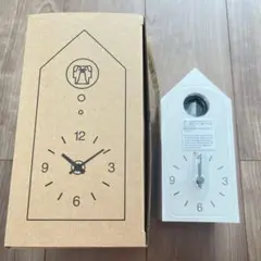 無印用品　鳩時計