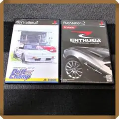 PS2ソフト【状態良し★レース】ドリフトチャンプ、エンスージア 動作確認済み