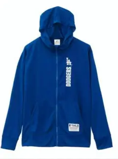 新品◆ドジャース　MLB DODGERS　ラッシュガード　 ジップアップ／LL