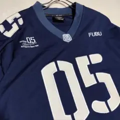 希少【 FUBU 】✦ 90s ビンテージ フブ フットボール ゲーム シャツ