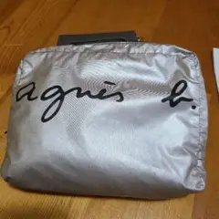 agnès b. シルバー ナイロンリュック