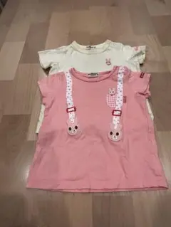 ホットビスケッツ　女児用Tシャツ2枚セット(80㌢) まとめうり