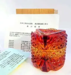 超希少品☆黒川昭男 江戸切子 被蓋物 茶道具 （切子、江戸切子、薩摩切子） Yahoo!オークション -「昭男」(ガラス) (工芸品)の落札相場