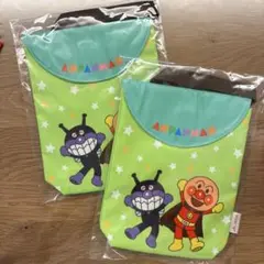 JA 共済　オリジナル　アンパンマン　マルチポーチ　バイキンマン　非売品　農協