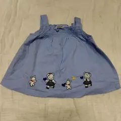 familiar 水色 タンクトップ 90cm