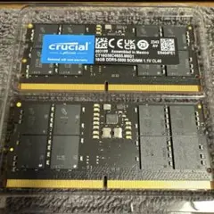 Crucial DDR5 32GB（16GB×2）SODIMMノートPC用メモリ