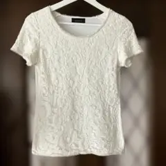 MARIED'OR アイボリー レース 半袖TシャツサイズS