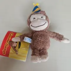 おさるのジョージ 赤いほっぺ マスコット パーティー ぬいぐるみ プライズ
