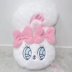 【新品未使用タグ付き】Esther Bunny フェイスクッション 白