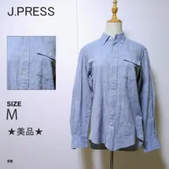 J.PRESS ジェイプレス メンズ シャツ ボタンダウン 長袖 ライトブルー