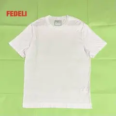 【人気】FEDELI　フェデーリ　半袖Tシャツ　クルーネック　サイズ52