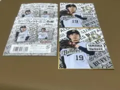 オリックス・バファローズ ミニ色紙 山岡泰輔