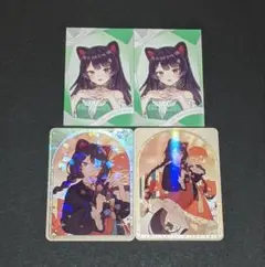 にじさんじ　戌亥とこ　チェキ風カード　4枚セット