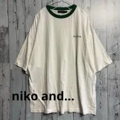 Niko and… ニコアンド　Tシャツ　半袖　Mサイズ　オーバーサイズ