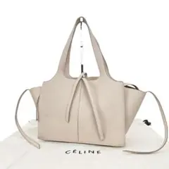 ☆極上レザー☆CELINE トライフォールド ハンドバッグ トートバッグ A4