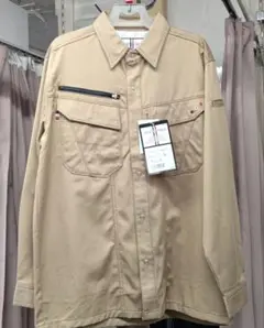 ATACKWORLD 長袖シャツ L オリーブ