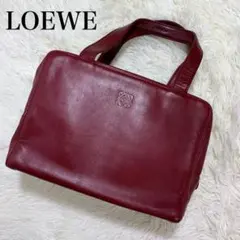 美品✨LOEWE ロエベ ナッパレザー アナグラム ハンドバッグ