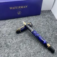 PE945□ウォーターマン フィリアス 万年筆 箱付き 美品 ブルー系 PE1083□ウォーターマン フィリアス 万年筆 箱付き 美品 ブルー