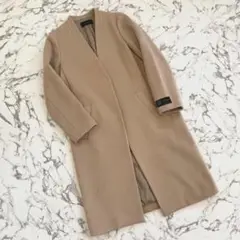 シップス マンテコ ノーラペル ロングコート アウター