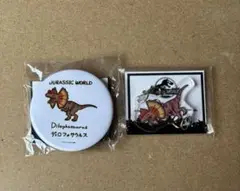 ジュラシックワールド 缶バッジ チャーム セット