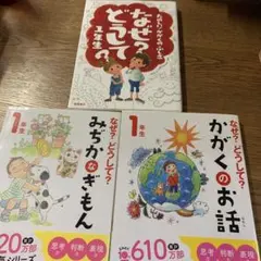 なぜ?どうして? みぢかなぎもん かがくのお話 1年生　3冊セット