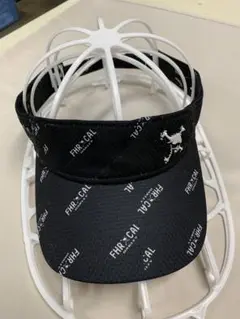 オークリーバイザー 黒　フリーサイズ