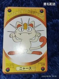ニャース ポケモンDXカード ポケモン てれびくん1999年 2月号 付録