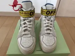 off-white ハイカットスニーカー