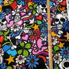 アレキサンダーヘンリー・street skull柄・95cm