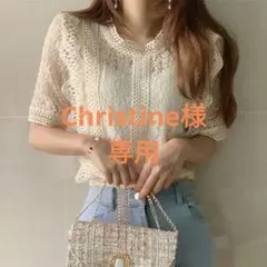 新品◇ ベージュ レース半袖ブラウス シャツトップス 韓国 オルチャン