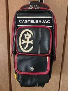 CASTELBAJAC ショルダーバッグ 黒/赤